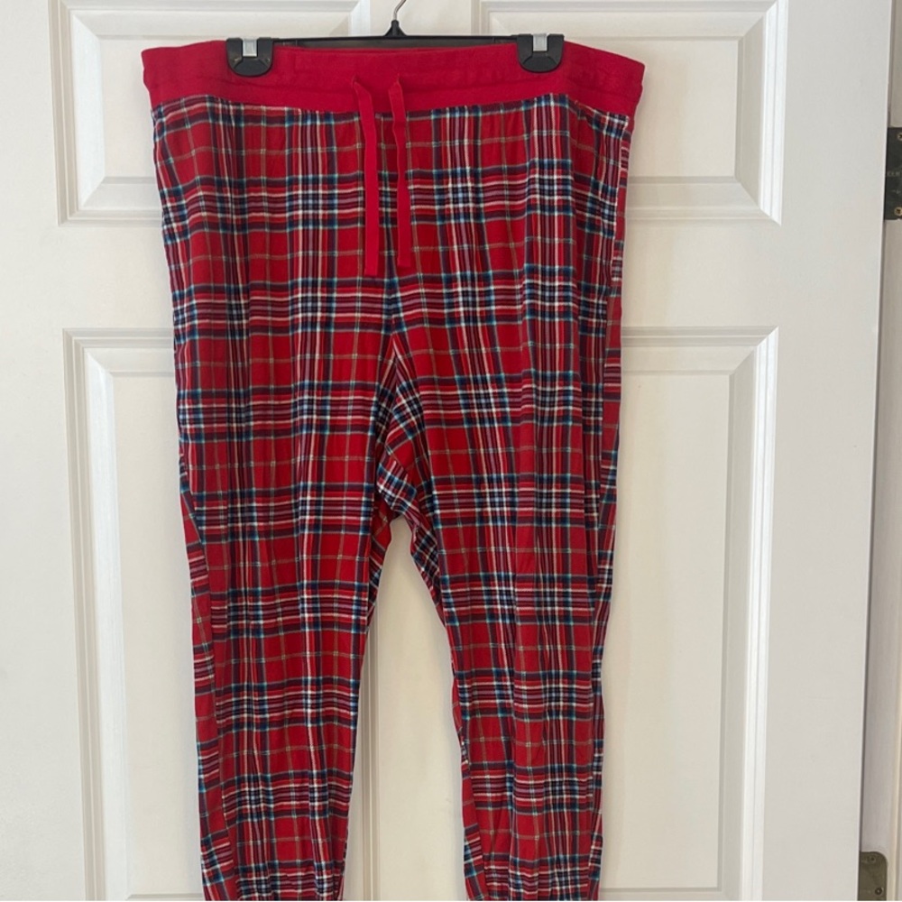 Red Plaid pajama pants